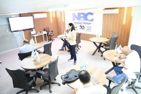 Certificate presentation at Strategic Planning and Formulating Key Performance Indicators — NBC Academy