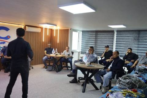 Practical work during Workshop: Electronic Surveillance Systems — Second Group at NBC Academy