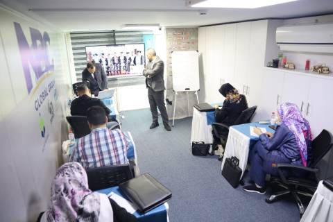 Training room during Team Building: Developing High-Performing Work Teams at NBC Academy