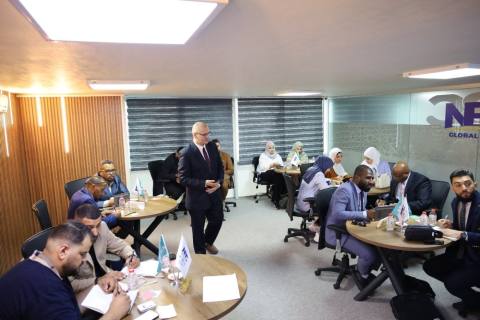 Certificate presentation at The Effective Human Resources Matrix — NBC Academy