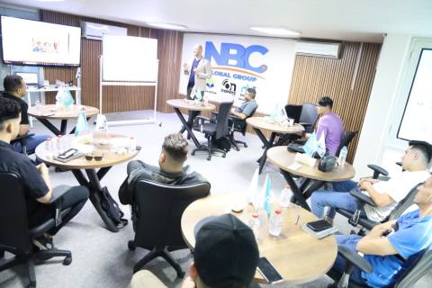 Group photograph from Modern Practice in Warehouse Management, NBC Academy