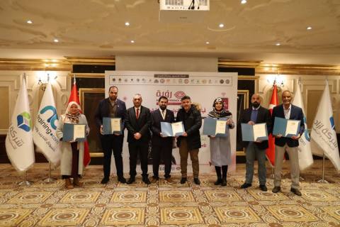 Group photograph from The Fifth Forum: Leading Technological Innovation to Advance Organisations, NBC Academy