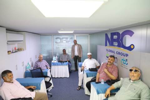 Group photograph from Transport and Services Management, NBC Academy
