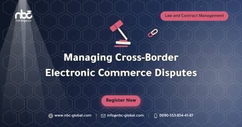 Managing Cross-Border Electronic Commerce Disputes