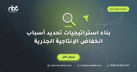 بناء استراتيجيات تحديد أسباب انخفاض الإنتاجية الجذرية