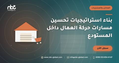 بناء استراتيجيات تحسين مسارات حركة العمال داخل المستودع