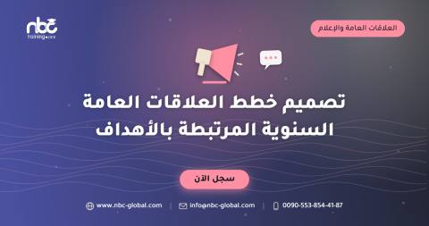 تصميم خطط العلاقات العامة السنوية المرتبطة بالأهداف