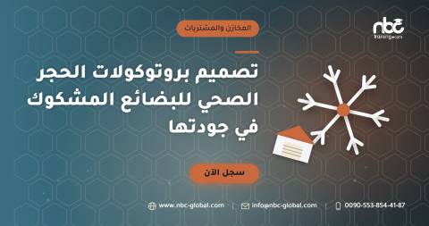 تصميم بروتوكولات الحجر الصحي للبضائع المشكوك في جودتها