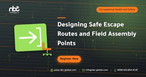 Designing Safe Escape Routes and Field Assembly Points