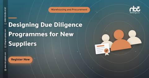 Designing Due Diligence Programmes for New Suppliers