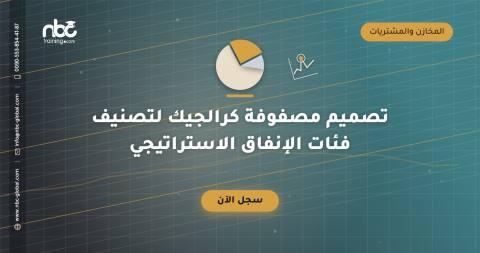 تصميم مصفوفة كرالجيك لتصنيف فئات الإنفاق الاستراتيجي