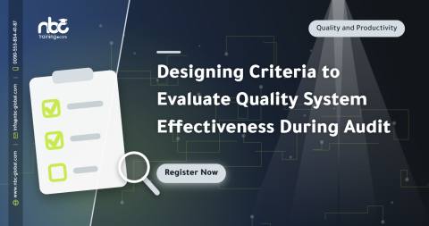 Designing Criteria to Evaluate Quality System Effectiveness During Audit