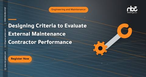 Designing Criteria to Evaluate External Maintenance Contractor Performance