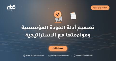 تصميم أدلة الجودة المؤسسية ومواءمتها مع الاستراتيجية