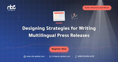 Designing Strategies for Writing Multilingual Press Releases