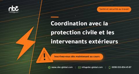 Coordination avec la protection civile et les intervenants extérieurs
