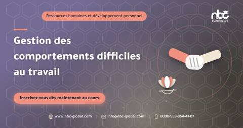 Gestion des comportements difficiles au travail
