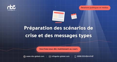 Préparation des scénarios de crise et des messages types