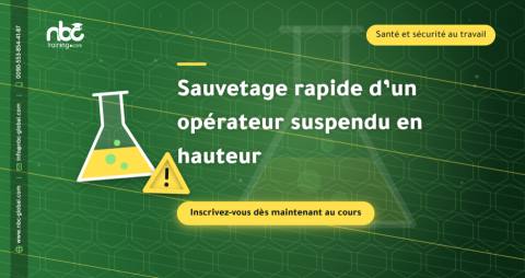 Sauvetage rapide d’un opérateur suspendu en hauteur