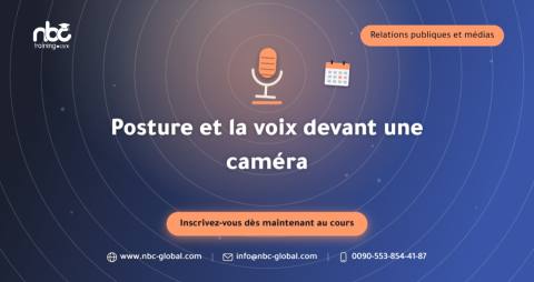 Posture et la voix devant une caméra