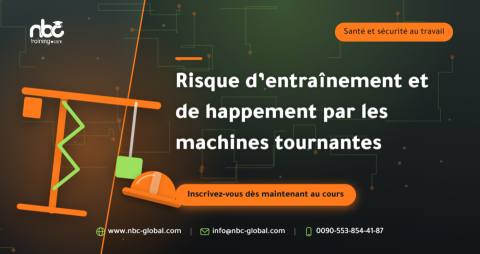 Risque d’entraînement et de happement par les machines tournantes