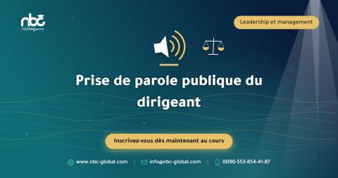 Prise de parole publique du dirigeant