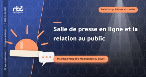 Salle de presse en ligne et la relation au public