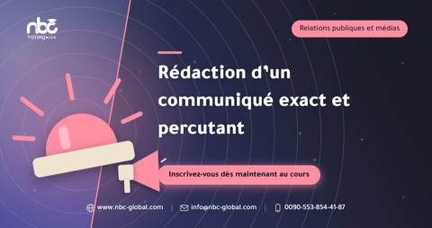 Rédaction d’un communiqué exact et percutant