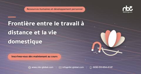 Frontière entre le travail à distance et la vie domestique