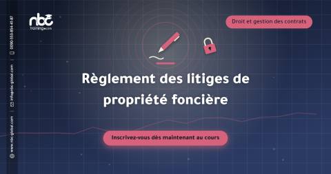 Règlement des litiges de propriété foncière