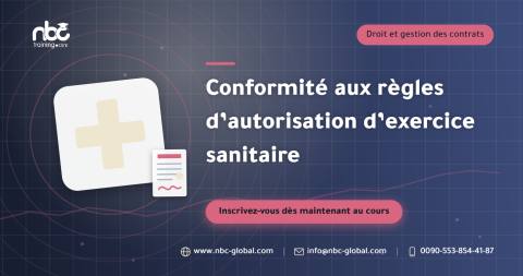 Conformité aux règles d’autorisation d’exercice sanitaire