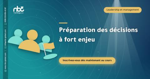 Préparation des décisions à fort enjeu