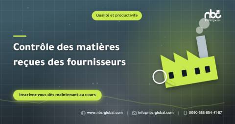 Contrôle des matières reçues des fournisseurs