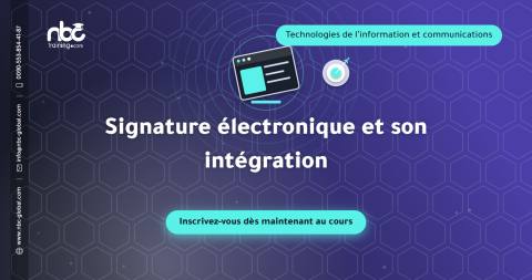 Signature électronique et son intégration
