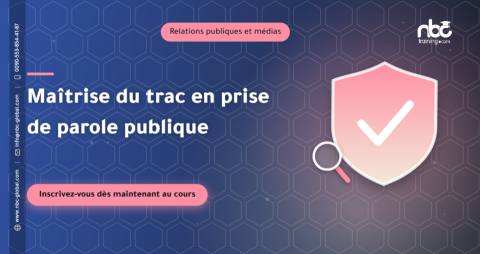Maîtrise du trac en prise de parole publique