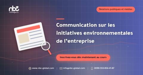 Communication sur les initiatives environnementales de l’entreprise