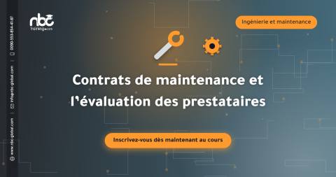 Contrats de maintenance et l’évaluation des prestataires