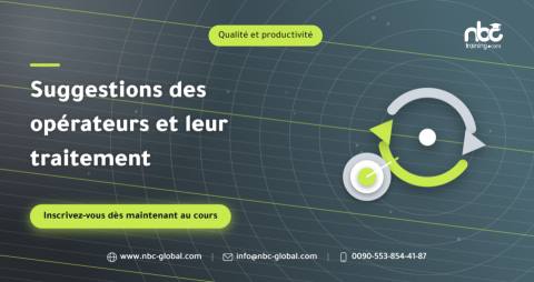 Suggestions des opérateurs et leur traitement