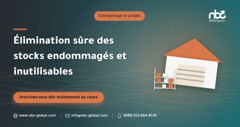 Élimination sûre des stocks endommagés et inutilisables