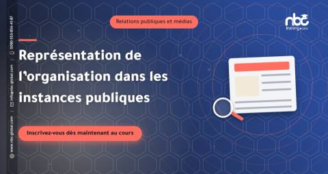 Représentation de l’organisation dans les instances publiques