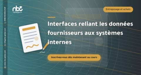 Interfaces reliant les données fournisseurs aux systèmes internes