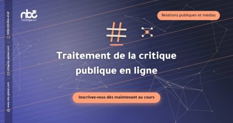 Traitement de la critique publique en ligne