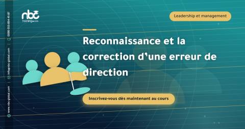 Reconnaissance et la correction d’une erreur de direction