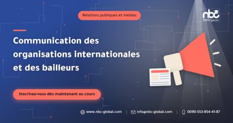Communication des organisations internationales et des bailleurs
