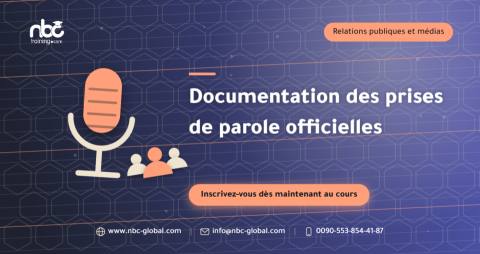 Documentation des prises de parole officielles