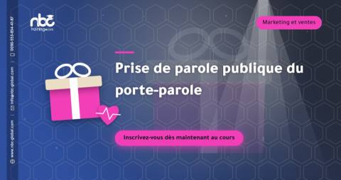 Prise de parole publique du porte-parole