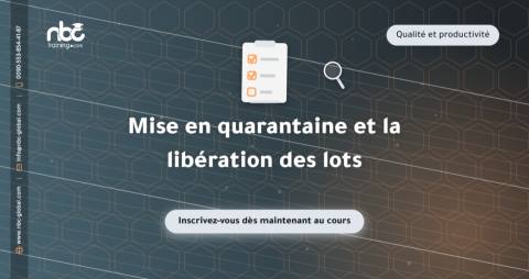 Mise en quarantaine et la libération des lots