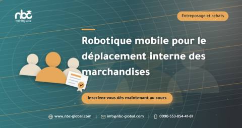 Robotique mobile pour le déplacement interne des marchandises