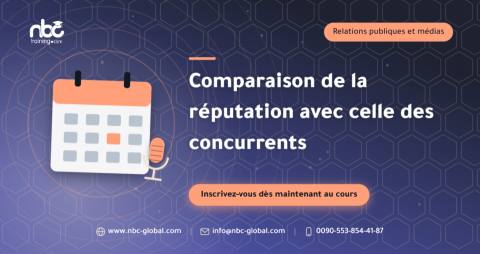 Comparaison de la réputation avec celle des concurrents