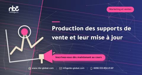 Production des supports de vente et leur mise à jour